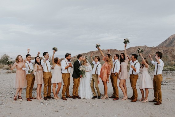 DIY desert wedding