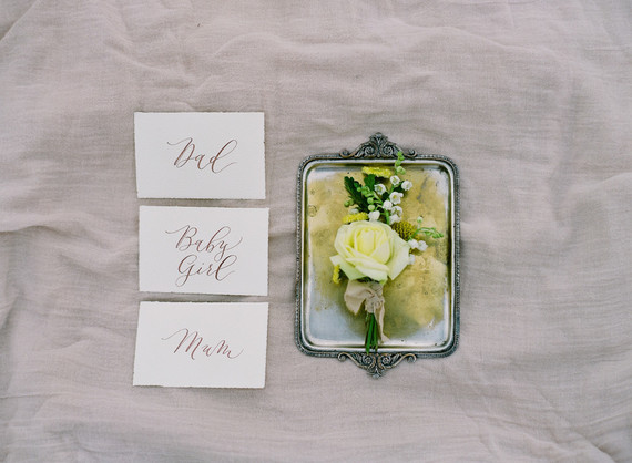 Floral coastal maternity photos