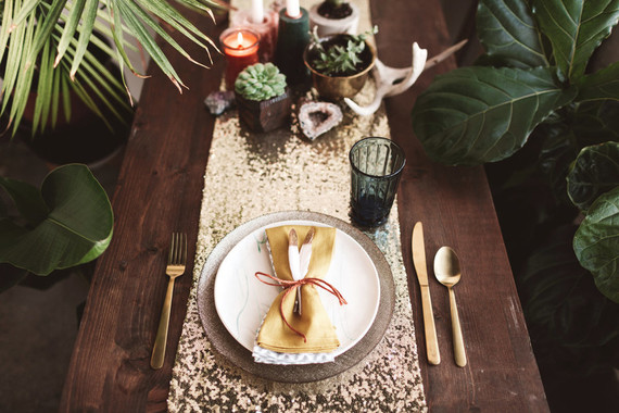 Gold sequin runner Inspiration
