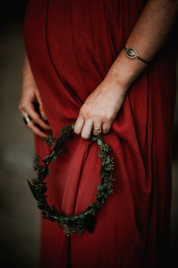 Moody bohemian maternity photos