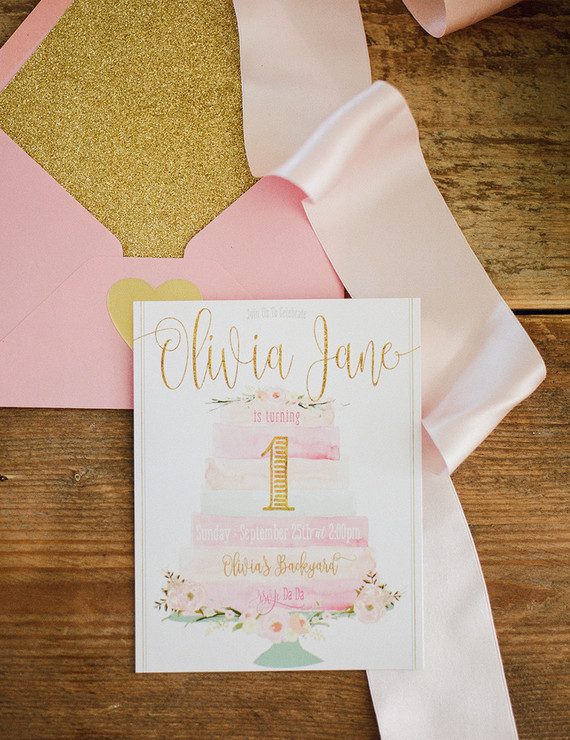 Ice cream and floral 1st birthday party