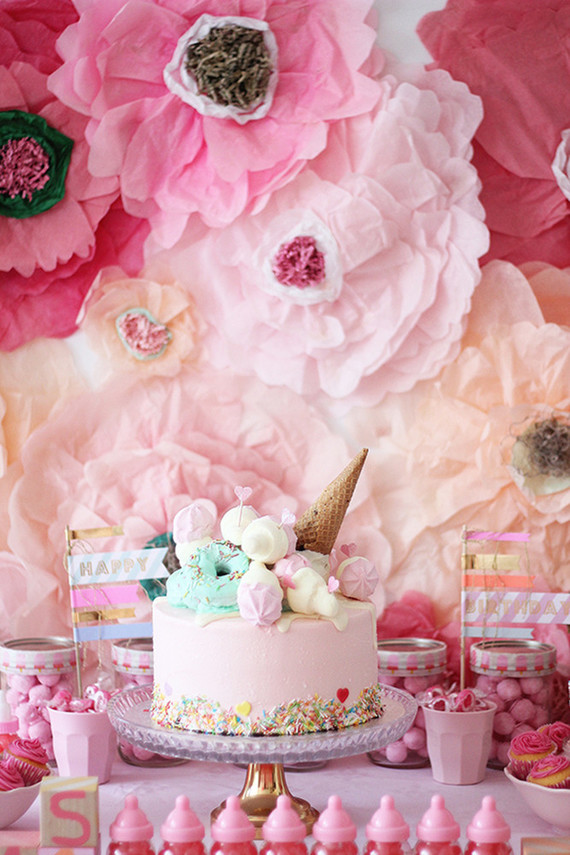 pink birthday party ideas