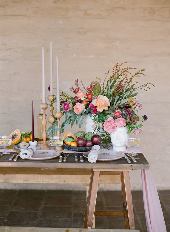 California modern wedding inspiration