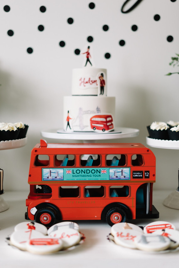 London's Calling first birthday party Inspiration
