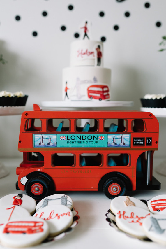 London's Calling first birthday party Inspiration