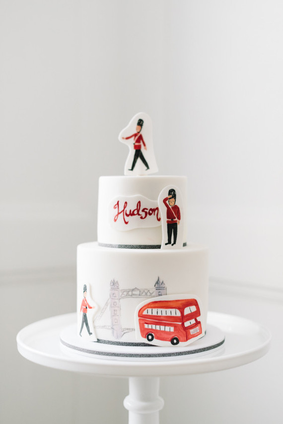 London's Calling first birthday party Inspiration