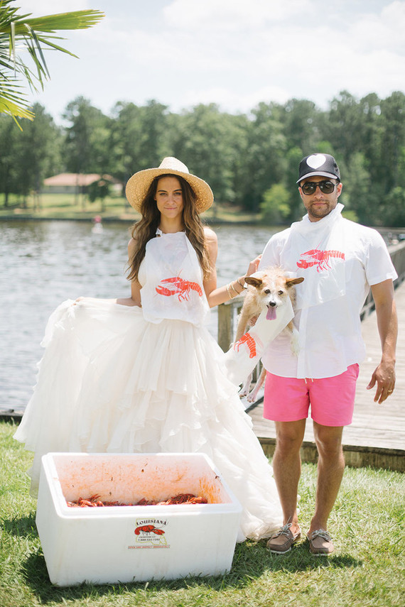 crab boil reception