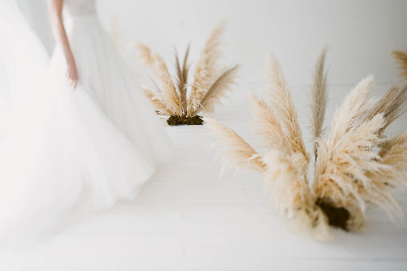 Modern wedding dress