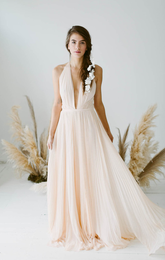 Modern wedding dress