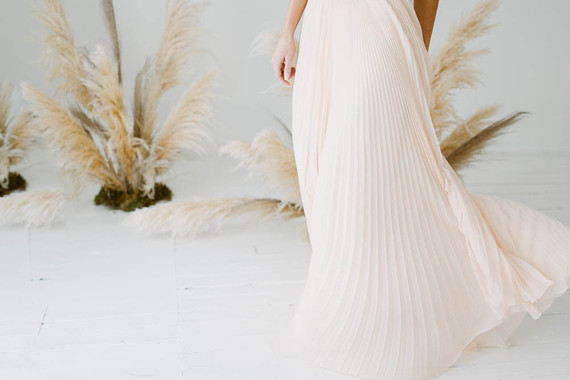 Modern wedding dress