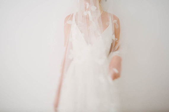 Modern wedding dress