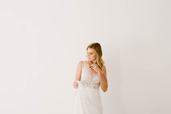 Modern wedding dress
