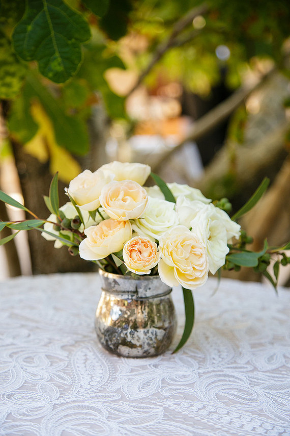 Yellow wedding flowers