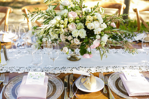 Romantic wedding details