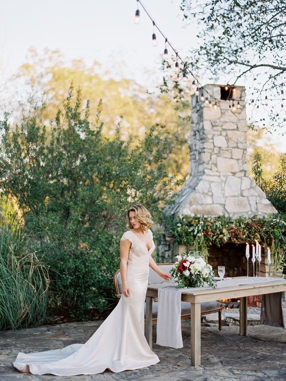 Modern ranch wedding