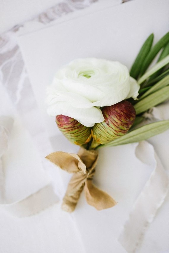 Ranunculus boutonniere Inspiration