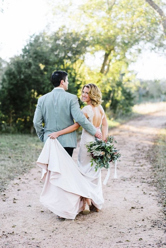 Modern ranch wedding