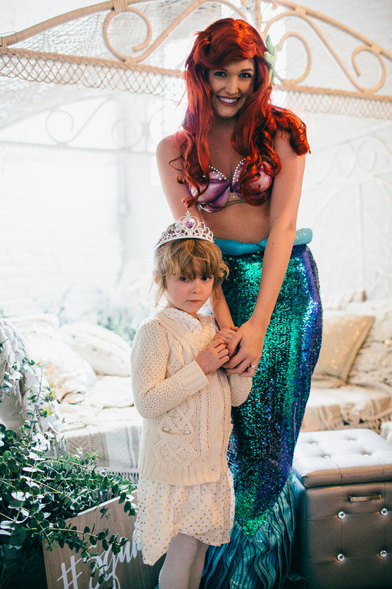 Mermaid 5th birthday party for Lucca Valentine