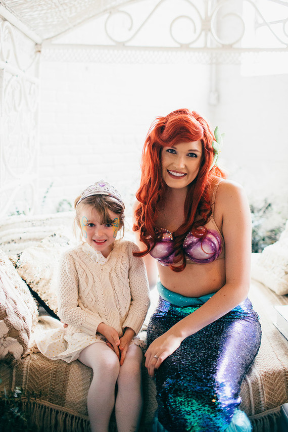 Mermaid 5th birthday party for Lucca Valentine
