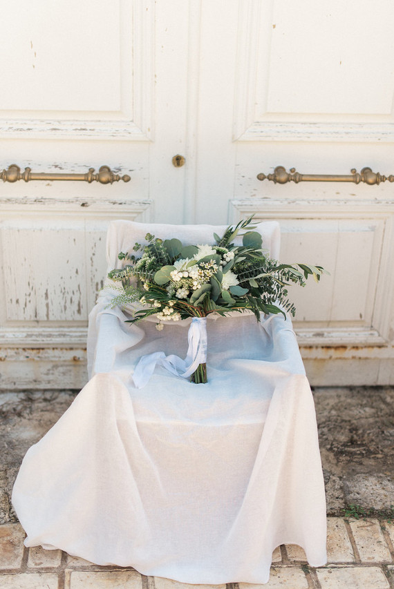 Summer bridal bouquet