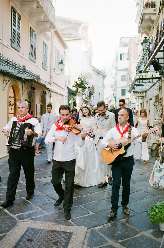Mediterranean island wedding