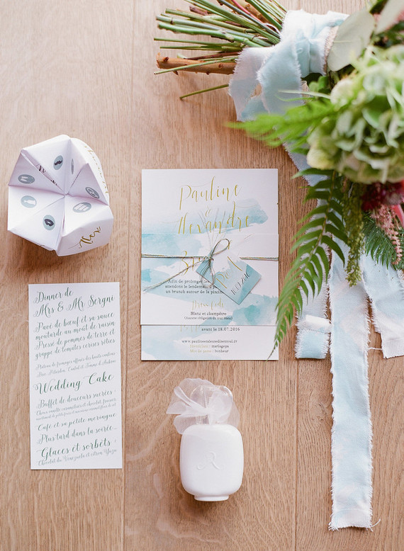 Watercolor invites
