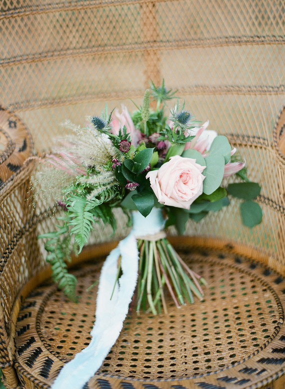 Summer bridal bouquet