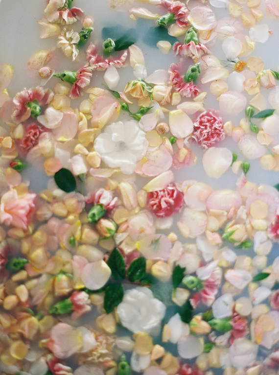 Floral maternity photos