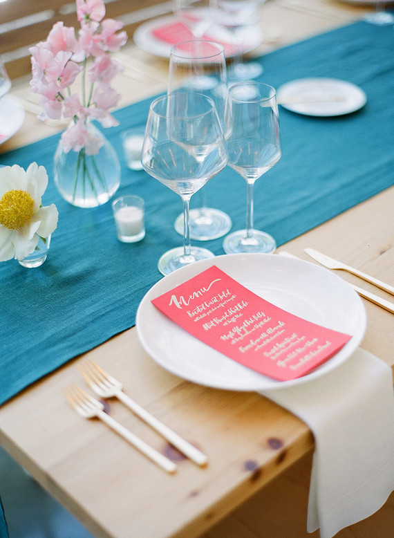 Indigo table runner Inspiration