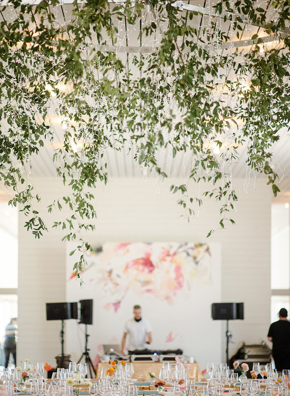 Modern wedding decor