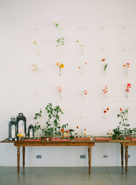 Wall of flowers