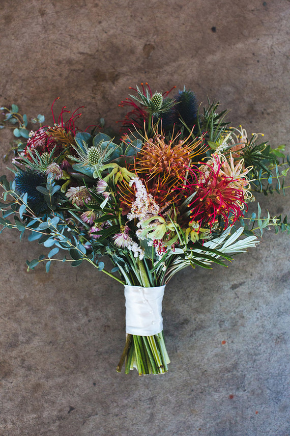 Desert bridal bouquet