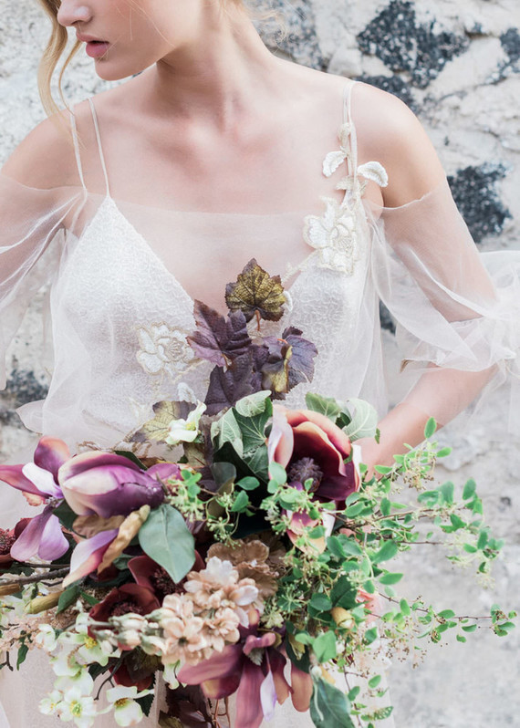 Romantic Greece bridal inspiration