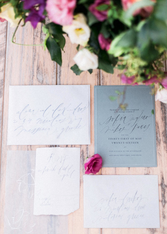 Romantic Greece bridal inspiration