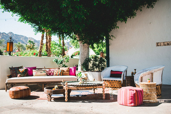 Bohemian desert lounge