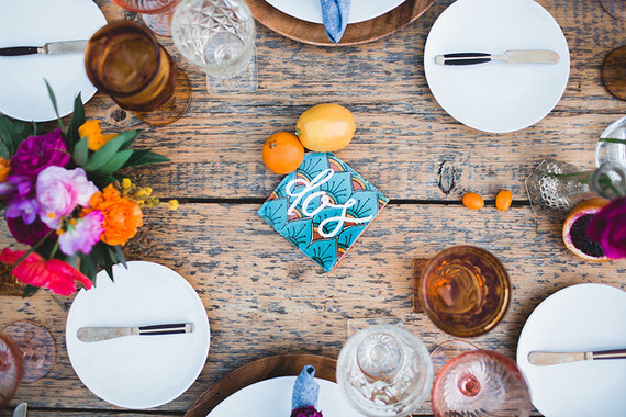 Mexican inspired wedding decor