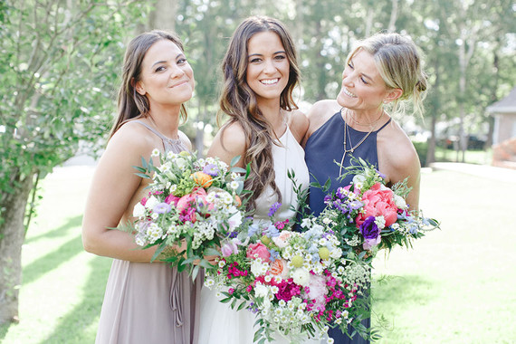 boho lakeside wedding