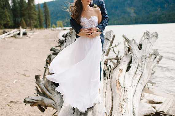 Pacific northwest mountain wedding