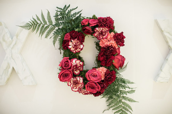 Floral letters