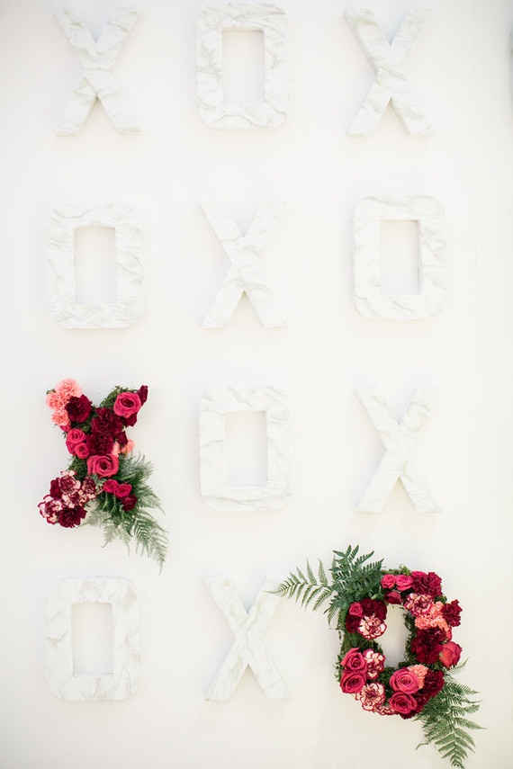 Floral letters