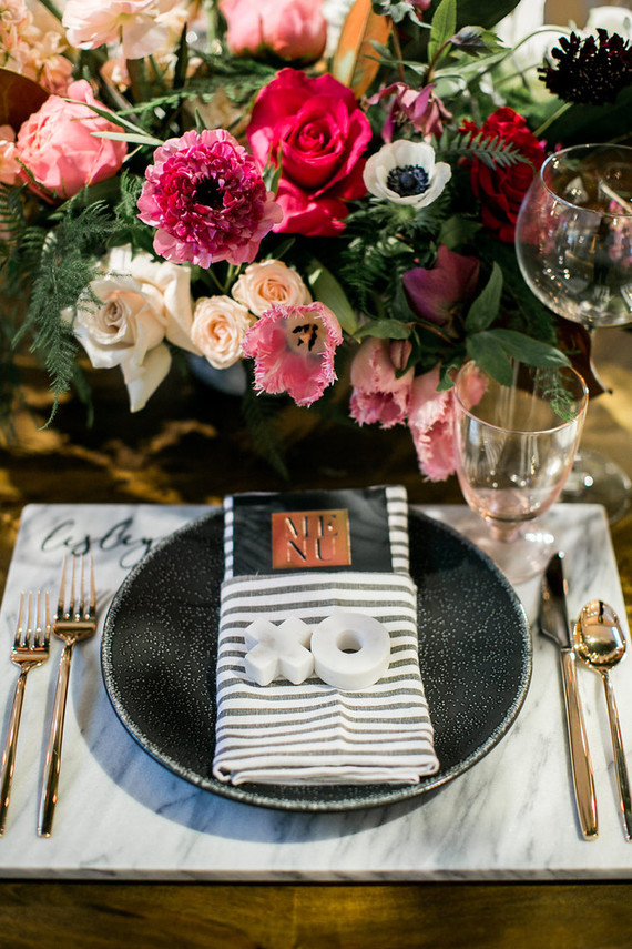 Valentines inspired dinner party