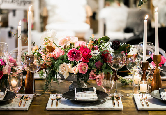 Valentines inspired dinner party