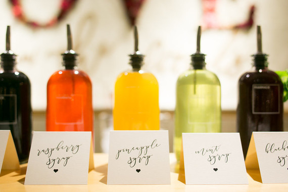 Homemade cocktail syrups