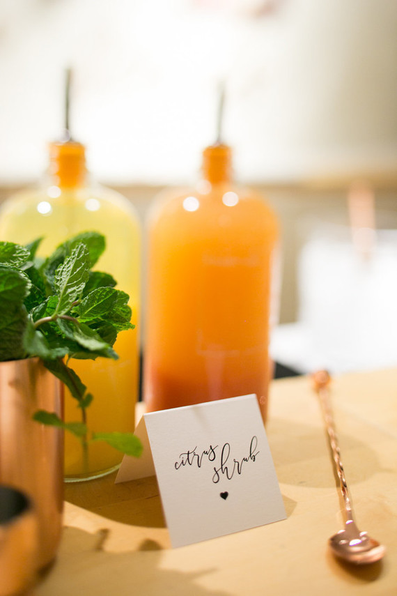 Homemade cocktail syrups