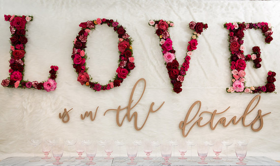 Valentines inspired dinner party