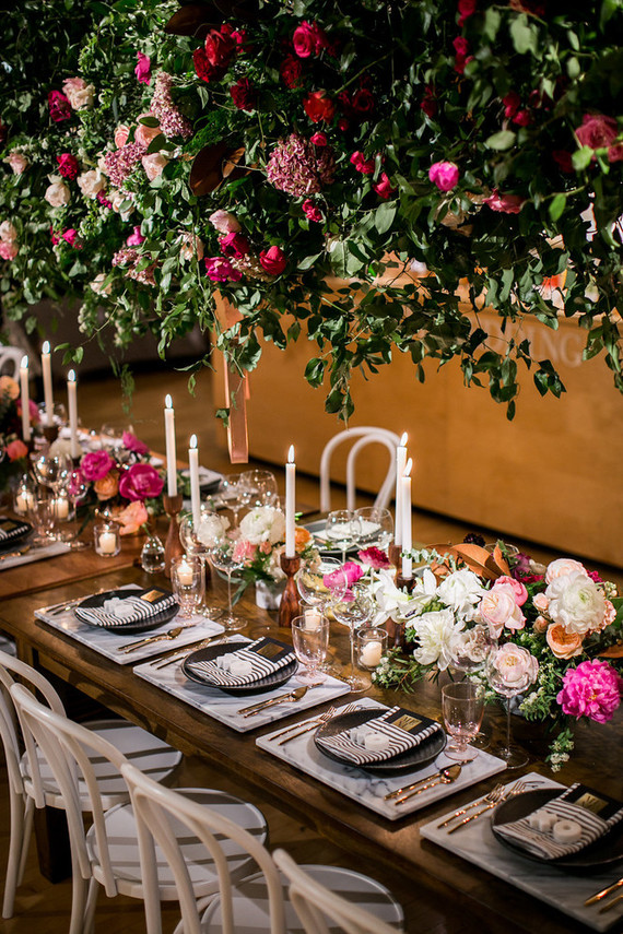 Valentines inspired dinner party