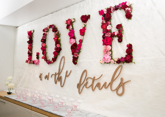 Valentines inspired dinner party