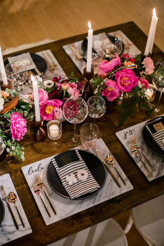 Valentines inspired dinner party