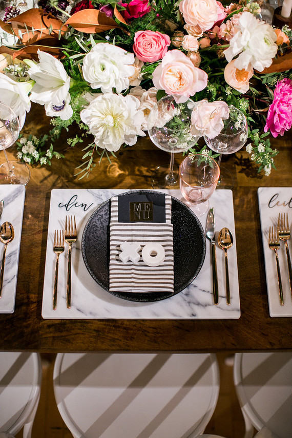 Valentines inspired dinner party