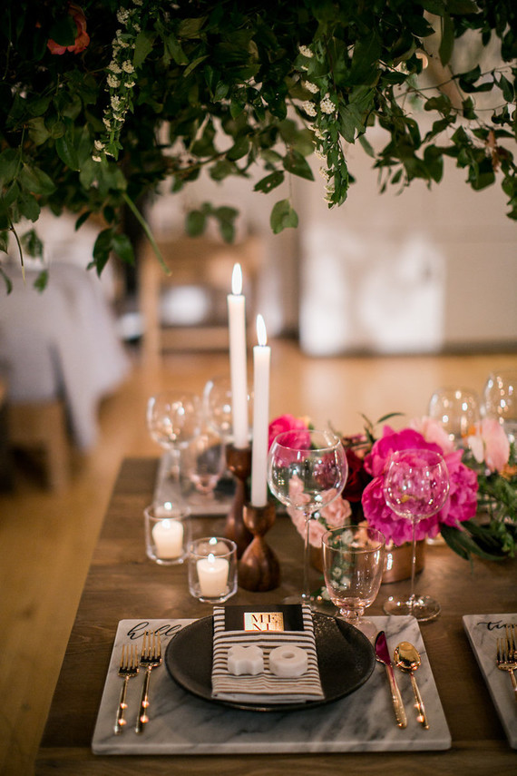 Valentines inspired dinner party